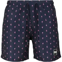 Urban Classics Shorts de bain bleu nuit / rose clair