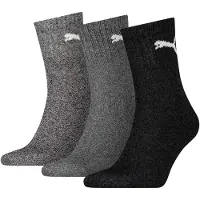 Puma Chaussettes unisexe Chaussettes Paquet de 3 homme - Gris - 35 / 38