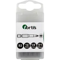 Magni FORTIS Embout 1/4' DIN3126 E6,3 PH 2x50mm a10pcs.FORTIS (Porte-embout)