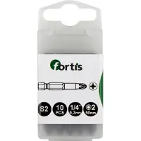 Magni FORTIS Embout 1/4' DIN3126 E6,3 PZ 2x50mm a10pcs.FORTIS