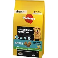 Pedigree Professional Nutrition, alimentation pour adultes, avec volaille et légumes, pour chiens de taille moyenne et grande - croquettes - 12 kg