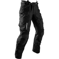 Leatt DriTour 5.5 V26, pantalon textile imperméable un ,Noir/Gris ,M