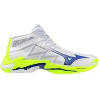 Mizuno Chaussures de sport d'intérieur Wave Lightning Elite Mid Blanc EU 46 Blanc EU 46