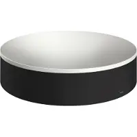 Hansgrohe AXOR Suite lavabo à poser, rond, D 400mm, avec cadre métal, sans trop-plein, SolidSurfac (400 mm, 500 mm)
