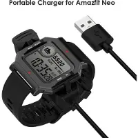 Generique Chargeur Portable sans fil pour montre connectée Amazfit Neo, câble USB pour recharge rapide, 1m