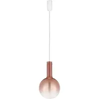 Nova Luce Suspension Nostos verre rose