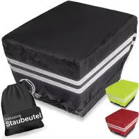 OEM HiLo sports Couverture de panier imperméable avec réflecteurs de sécurité - taille unique Couverture de pluie panier de vélo - Couverture de panier de vélo - Housse de pluie panier