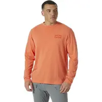 Helly Hansen Skog Graphic Tee Long Sleeve T-shirt Orange L Homme
