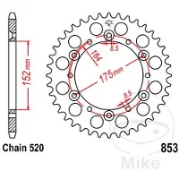 Jt Couronne moto JTR853,49