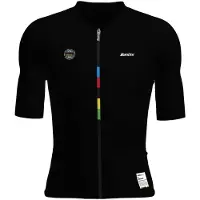 Santini Kurzarm Fahrradtrikot - UCI WORLD CHAMPION - Schwarz S