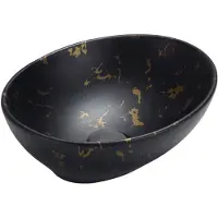 Mexen Elza lavabo à poser 40 x 33 cm, Black Stone - 21014097