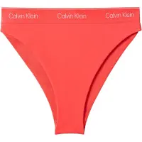Calvin Klein Swimwear Bas de bikini orange / blanc