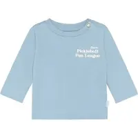 Noppies T-Shirt bleu clair / blanc