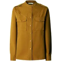 Pepe Jeans pour femme. PL3051426 Chemise orange Angy (L), Casuel, Coton, Manche longue