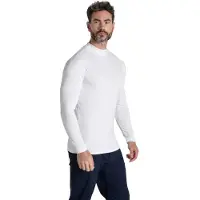Craghoppers Nosilife Mock Neck Long Sleeve T-shirt Blanc XL Homme
