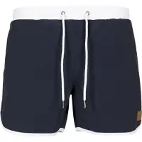 Urban Classics Shorts de bain bleu marine / blanc
