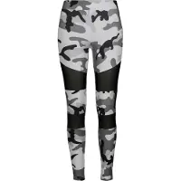Urban Classics Leggings gris / noir / blanc