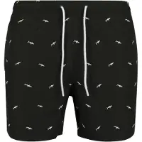 Urban Classics Shorts de bain noir / blanc