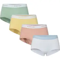 Pieces Culotte bleu pastel / jaune pastel / menthe / rouge pastel