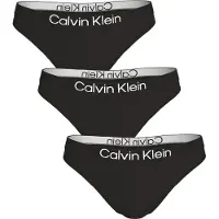 Calvin Klein Lv00qd5397 Thong 3 Units Noir M Femme