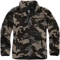 Brandit Pull-over bleu-gris / taupe / gris foncé / sapin