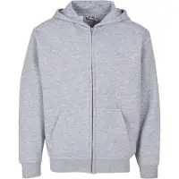 Urban Classics Uck8003 Full Zip Sweatshirt Gris 158-164 cm Garçon