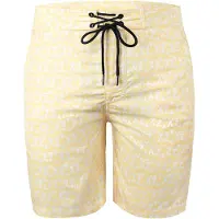 Yeaz Shorts de bain 'Dazzers' jaune clair / blanc