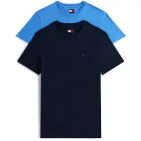 Tommy Hilfiger Dm0dm20687 Short Sleeve T-shirt 2 Units Bleu M Homme