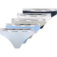 Calvin Klein 000qd5208e Panties 5 Units Multicolore L Femme