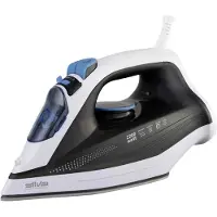 Silva Fer à repasser 2200 W, semelle en téflon 400 ml, blanc-bleu DB 2201