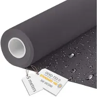 OEM Tissu en toile imperméable pour matelas, largeur 160 cm - Tissu imperméable 220 g/m² 600D - Anthracite, 5 mètres