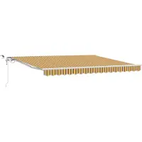 vidaXL , store enrouleur rétractable, multicolore, 400 x 300 cm, polyester