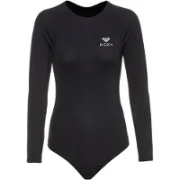 Roxy Ess Onsi Woman Long Sleeve Back Zip Shorty Noir,Gris L Femme