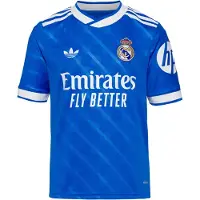 Adidas T-Shirt fonctionnel 'REAL' bleu / jaune / rouge / blanc