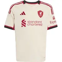 Adidas Liverpool Fc 25/26 Away Junior Short Sleeve T-shirt Beige 11-12 Years Enfants