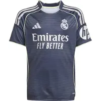 Adidas T-Shirt fonctionnel 'Real Madrid 25/26' bleu foncé / jaune pastel / blanc
