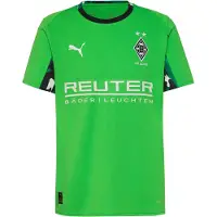 Puma Maillot 'Borussia Mönchengladbach 2025/2026' vert / citron vert / noir / blanc