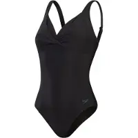 Speedo Cross Knot Shaping Swimsuit Noir UK 38 Femme