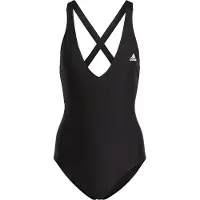 Adidas Maillot de bain sport '3-Stripes' noir / blanc