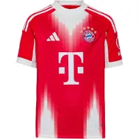 Adidas Fc Bayern 25/26 Home Junior Short Sleeve T-shirt Rouge 9-10 Years Enfants