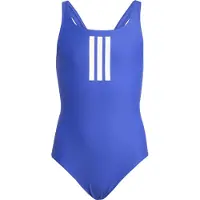 Adidas 3 Stripes Swimsuit Bleu 7-8 Years Fille