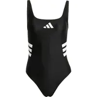 Adidas Maillot de bain sport '3-Stripes U-back' noir