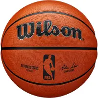 Wilson Ballon de basket-ball NBA Authentic Series - Ext rieur Taille 6 - 28,5 Marron