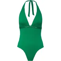Tommy Hilfiger Halter Swimsuit Vert S Femme