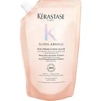 Kérastase Gloss Absolu Créme Bain Hydra-Glaze shampoing bain pour des cheveux brillants et doux Refill 500 ml