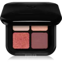 KIKO Milano Bright Quartet palette de fards à paupières teinte 03 Burgundy Variations 3.5 g