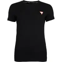 GUESS T-shirt rouge / noir / argent