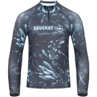 BEUCHAT Atoll Long Sleeve Rash Guard Bleu 8-10 Years Garçon