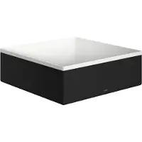 Axor Suite lavabo à poser, rectangulaire, 285x285mm, avec cadre métal, sans trop-plein (285 mm, 285 mm)