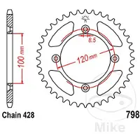 JT Sprockets Couronne moto JTR798,47